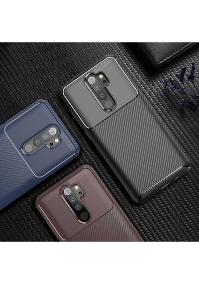 Xiaomi Redmi Note 8 Pro Kılıf Zore Negro Silikon Kapak Siyah