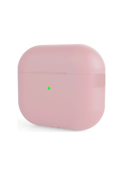 Apple Uyumlu AirPods Pro 2 Kılıfı Silikon Kılıf Şarj Bölümü Tıpalı Soft Yumuşak Kablosuz Şarj Destek Pembe