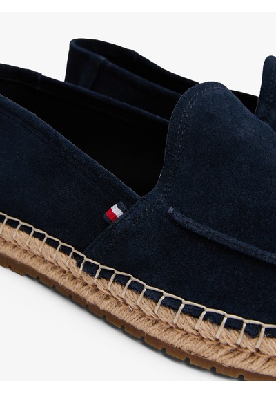 Tommy Hilfiger Hılfıger Flex Espa Suede Loafer Erkek Mavi Günlük Ayakkabı - Fm0fm05392