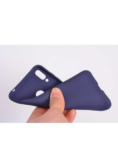 Huawei Y7 Prime 2019 Kılıf Zore Premier Silikon Kapak Siyah