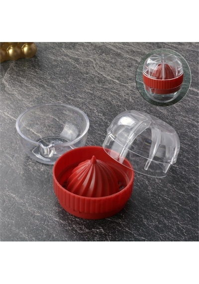 Limon Sıkacağı Pratik Mini Limon Sıkacağı Bpa Içermez Kırmızı Plastik Diğer