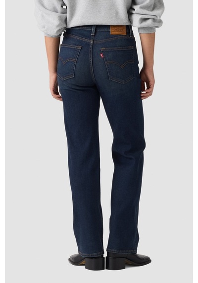 Levi's 723 Yüksek Bel Düz Kesim Lost Letters Med Indigo Kadın Jean-24640 Mavi