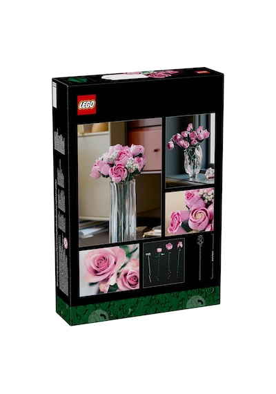 Lego Botanicals Pembe Gül Buketi 10374 - Yetişkinler İçin Tomurcuk Ve Açmış Olarak 12 Pembe Gül İle 4 Bahar Yıld Diğer