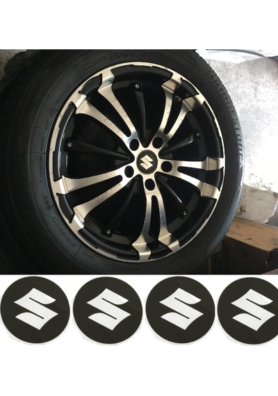 Jant Göbeği Arma Suzuki Alüminyum 54Mm. 4'Lü Set Siyah