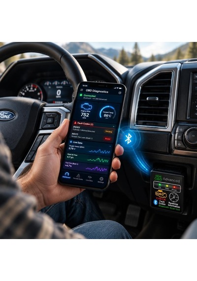 Bluetooth Obd2 Araç Arıza Tespit Cihazı, Motor Hata Kodu Okuyucu, Arıza Lambası Söndürücü Kablosuz Diagnostik Tarayıcı, 12v