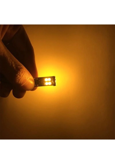 T10 LED PARK AMPULÜ 12SMD W5W CANBUS TURUNCU
