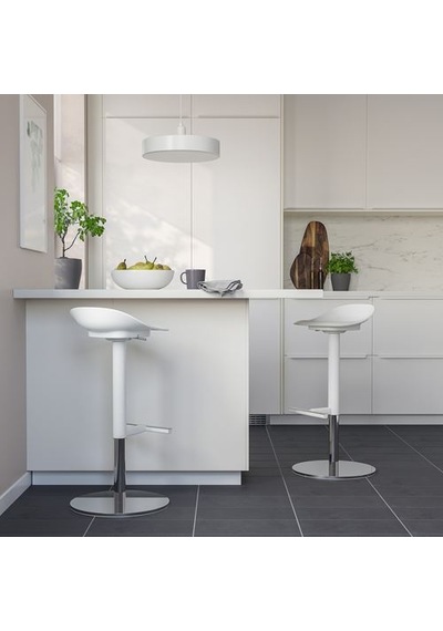 Ikea Janınge Bar Taburesi, Beyaz, 76 Cm