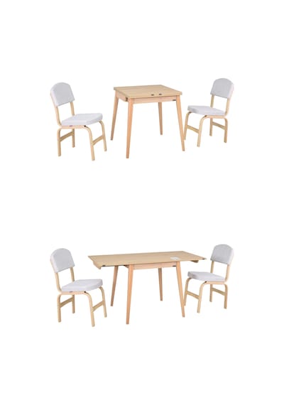 Vilinze Ege Sandalye Avanos Ahşap Mdf Mutfak Masası Takımı - 70x140 Cm Diğer Vilinze Ege Sandalye Avanos Ahşap Mdf Mutfak Masası Takımı - 70x140 Cm Diğer