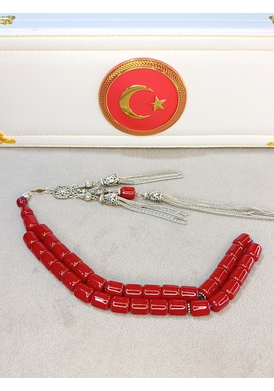Orjinal Sıkma Kehribar Tesbih Kelle Boy 44233823