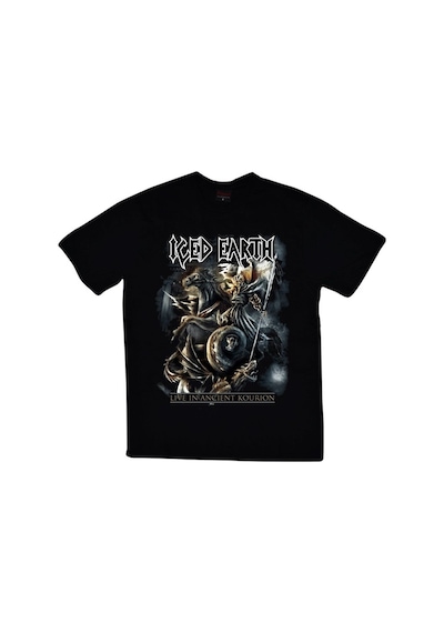 Stoned&Fame Iced Earth Baskılı T-shirt SIYAH