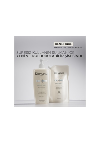 Kerastase Densifique Bain Densité Yoğunluk Veren Şampuan Dolum Paketi 500 Ml