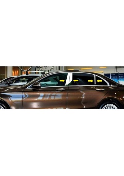 Mercedes V177 A Serisi Sedan Style 2019 Krom Kapı Direk 6 Parça