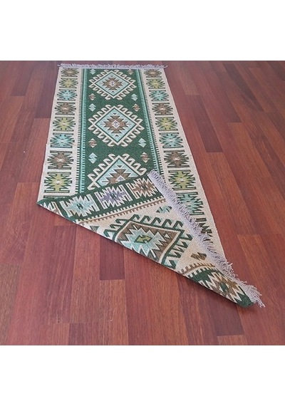 Uşak Kilimi - Çift Taraflı Antik Tarz Eşme Desen Kilim Yolluk