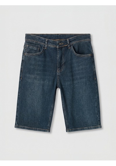 Lcw Jeans Yeşil Regular Fit Erkek Jean Şort