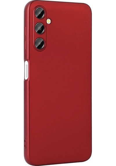 Noktaks Samsung Uyumlu Galaxy A25 Kılıf Mat Renkli Esnek Premier Silikon Kapak Rose Gold