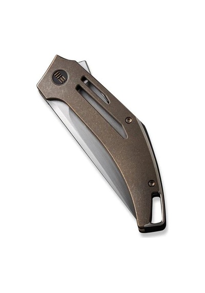 We Knife Speedliner Titanium Bronze Frame Lock Kamp Çakı Bronz