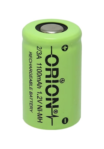 Orion 1100 mAh 1.2 V 2/3A Ni-MH Industrial Şarj Edilebilir Pil