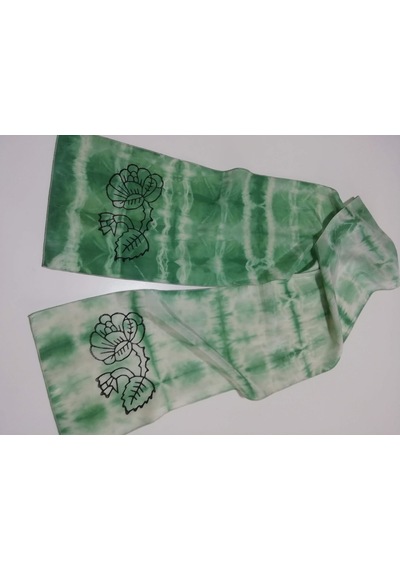 İpek Fular, El Boyaması, İnce İpek Fular, Hediyelik, Batik Boyama Fular, Moli Tasarım Çok Renkli