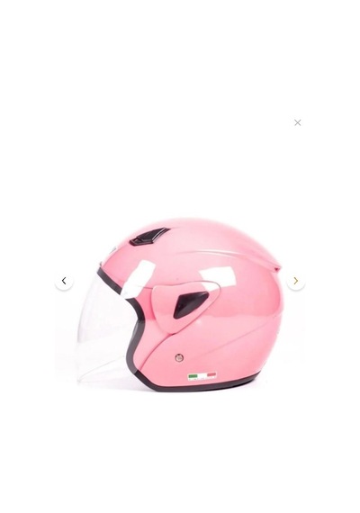 Sway Açık Yarım -sw-700 Pınk- Motosiklet Kaskı Pembe