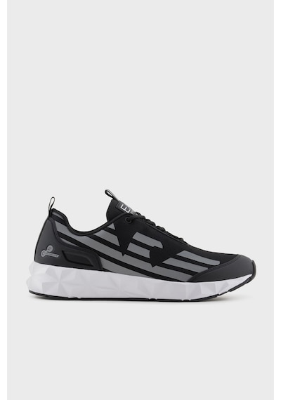 Ea7 Unisex Ayakkabı X8x217 Xk433 N763 Siyah-gümüş Siyah-gümüş