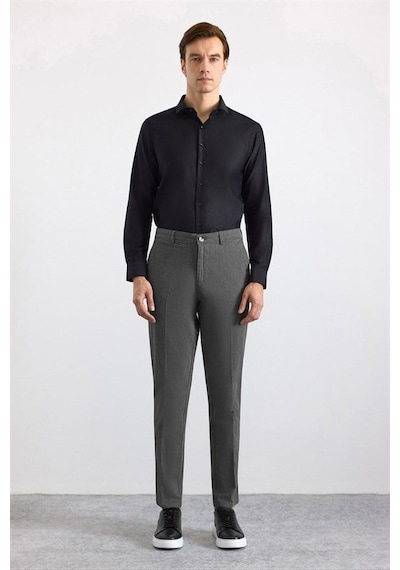 Süvari Siyah Regular Casual Pantolon Spn2016600002-s09