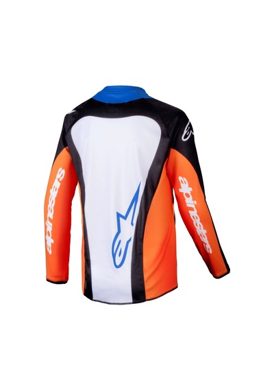 Alpinestars Racer Melt Off-road Genç Motosiklet Jerseyi Oranj Mavi Beyaz