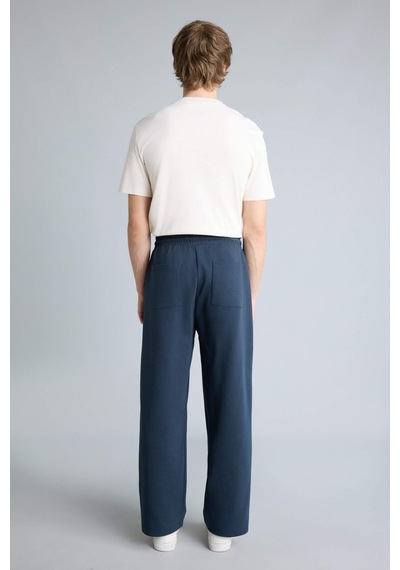 Defacto Baggy Fıt Geniş Paça Pantolon H3094ax26spnv64 Lacivert-nv64