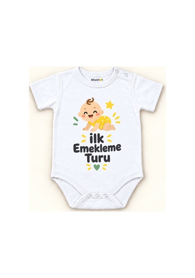 Babylimon İlk Emekleme Turu Beyaz Kısa Kollu Çıtçıtlı Bebek Zıbını Beyaz - İlk Emekleme Turu - 928161923 Beyaz - İlk Emekleme Turu Babylimon İlk Emekleme Turu Beyaz Kısa Kollu Çıtçıtlı Bebek Zıbını Beyaz - İlk Emekleme Turu - 928161923 Beyaz - İlk Emekleme Turu