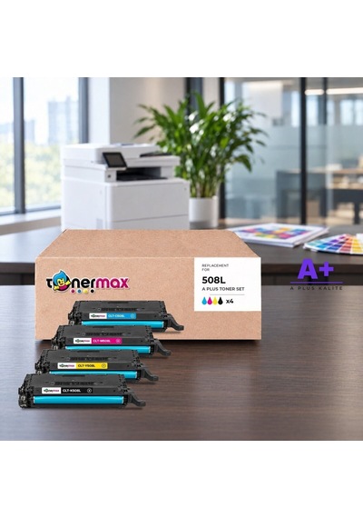 Samsung Clt-508l Cmyk Uyumlu Toner Seti A Plus / Clp-620 / Clp-670 / Clx-6220 / Clx-6250 / Clt-k508l / Clt-c508l / Clt-m508l / Clt-y508l