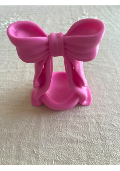 Fiyonk Detaylı Takı Standı Koyu Pembe