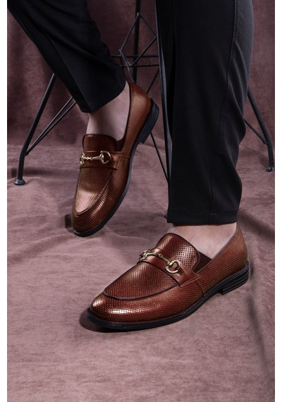 Ancora Hakiki Deri Erkek Klasik Ayakkabı, Loafer Klasik Ayakkabı, Makosen Ayakkabı