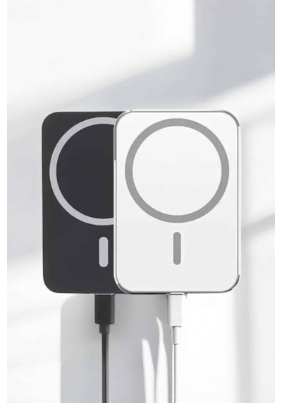Kablosuz Şarj Aleti Magsafe Araç Içi Manyetik Şarj 15w Apple iOS Uyumlu