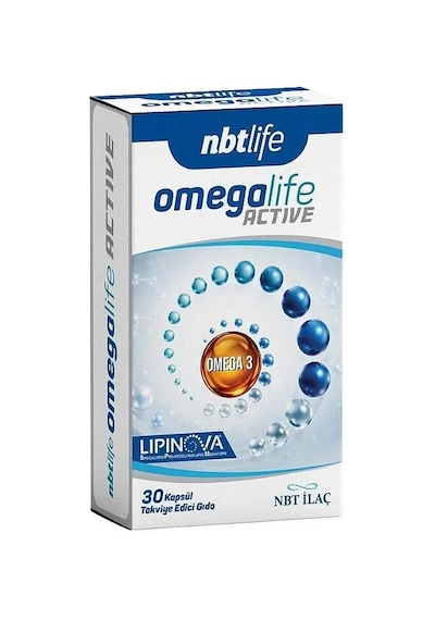 Nbt Life Omegalife Active 30 Kapsül