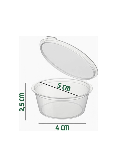 50'li Pkt 30 Ml Şeffaf Sosluk Diğer