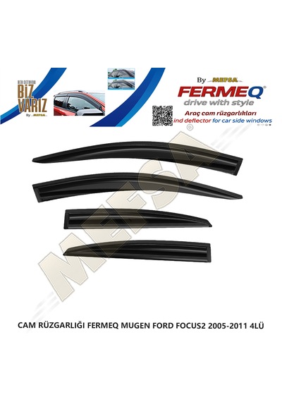 Cam Rüzgarlığı Fermeq Mugen Ford Focus 2 Hb 2005-2011 4lü