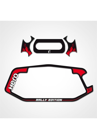 Hero Xpulse Kırmızı Gidon Ve Gösterge Pad Sticker