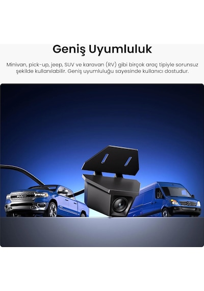 Rwc200 Ip67 Su Geçirmez A229 Pro/plus Uyumlu 2k Quad Hd Dış Arka Kamera 14.5 Metre