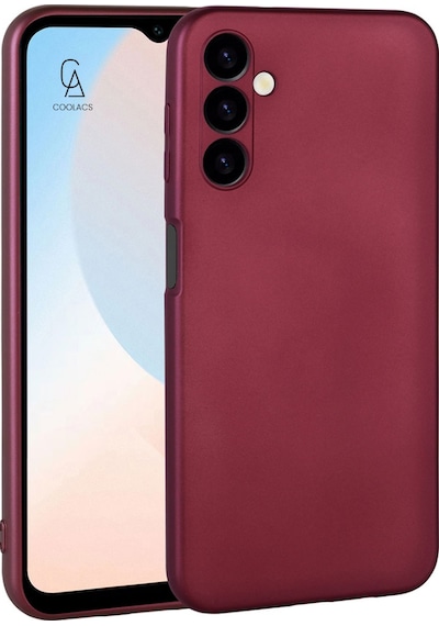 Samsung Galaxy Uyumlu A16 İle Telefon Kılıfı Ve 5d Tam Kaplayan Cam Ekran Koruyucu Mürdüm