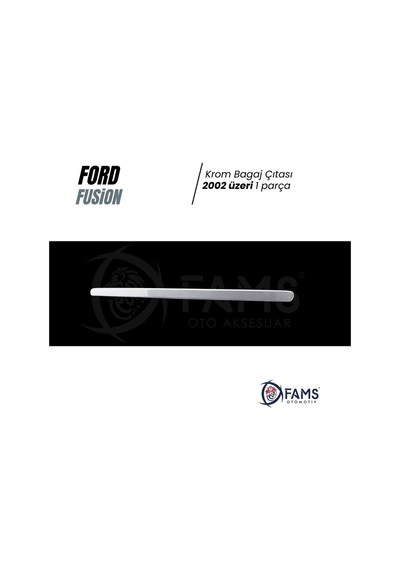 Ford Fusion Krom Bagaj Çıtası 2002 Üzeri P. Çelik