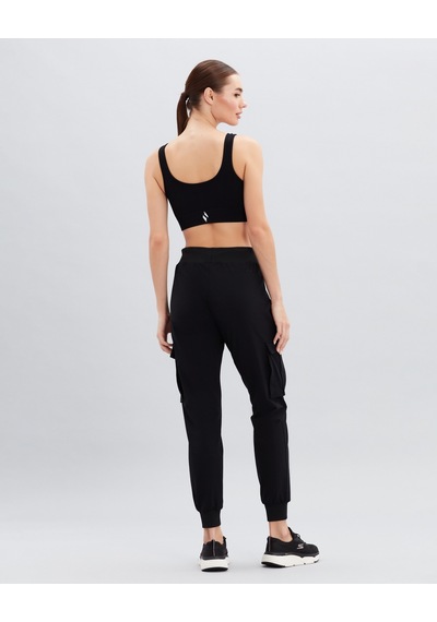 Skechers Micro Collection W Jogger Woven Pant Kadın Siyah Pantolon S222169-001 Siyah