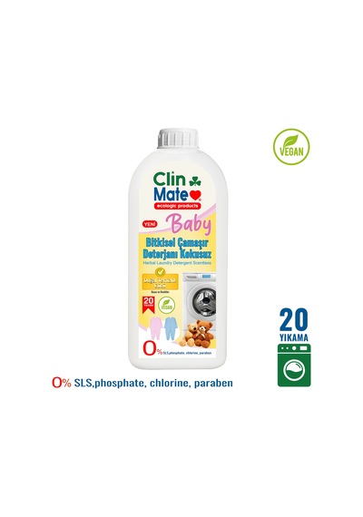 Clinmate Ekolojik Baby Bitkisel Bebek Çamaşır Deterjanı Kokusuz