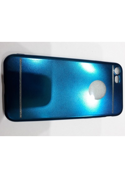 Apple Uyumlu iPhone 7 Ios Akıllı Cep Telefonu Mavi Silikon Arka Kılıf