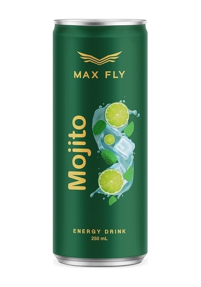 Max Fly Mojito Enerji İçeceği 250 Ml 24 Adet