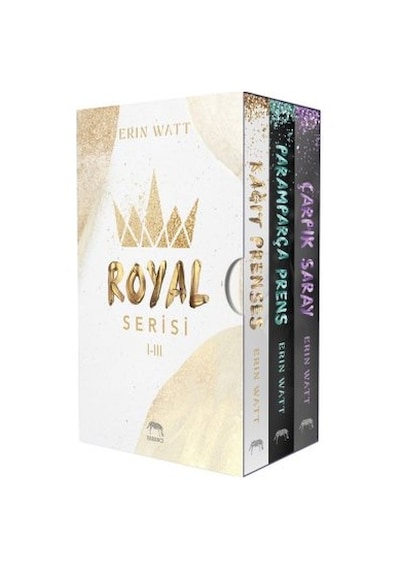 Royal Serisi Kutulu Set 3 Kitap + Çarpık Saray Royal Serisi 3. Kitap + Paramparça Prens Royal Serisi 2. Kitap