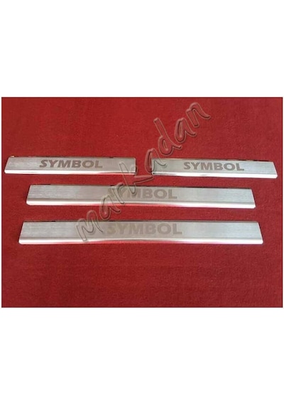 Db Chrome Renault Symbol Kapı Eşiği 2009-2012 4 Parça P.Çelik
