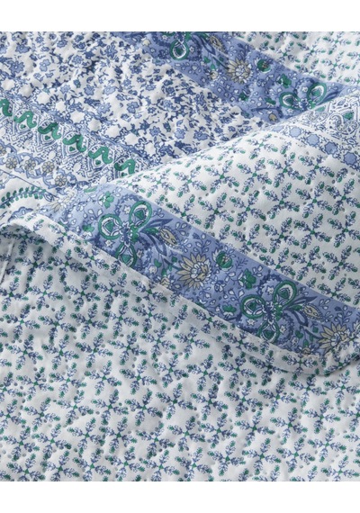 Mini Cachemire Çift Kişilik Yatak Örtüsü Takımı 200x220 Cm Lacivert
