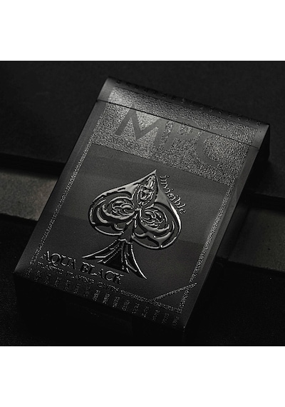 Mpc Aqua Black Invisible Premium Oyun Kağıdı İskambil Kartları Destesi