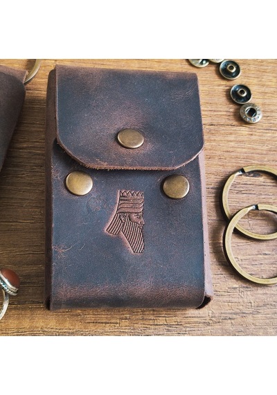 Sumerian Leather Craft Klasik Deri Sigara Kılıfı Kahverengi