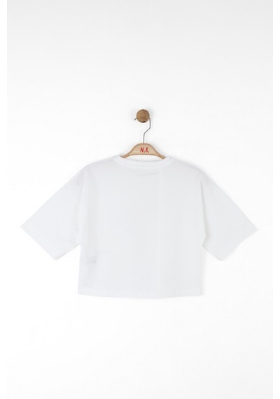 Xo Kids Kız Çocuk Tişort 10-16 Yaş 38818 Ekru