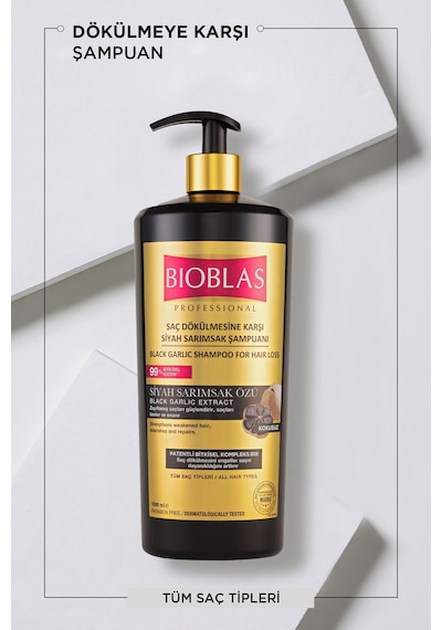 Bioblas Şampuan 1000 Ml Saç Dökülmesine Karşı Siyah Sarımsak